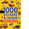 1000 Stickers and Colour Book | Mighty Machine