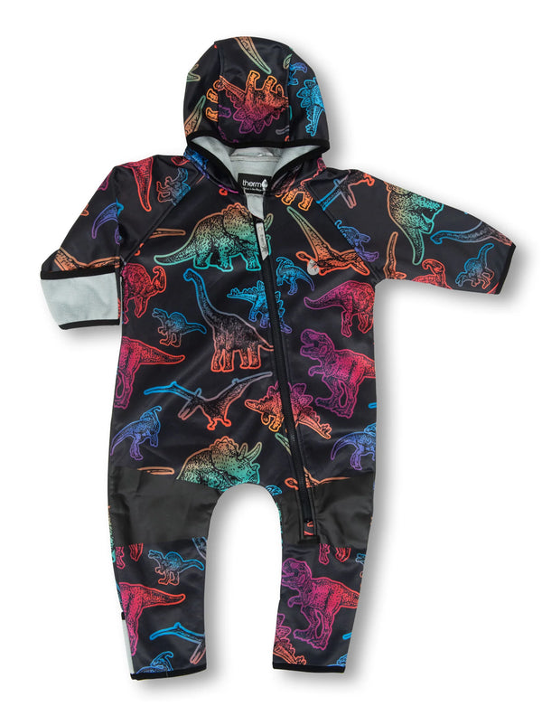 Therm | All-Weather Onesie | Neon Dino