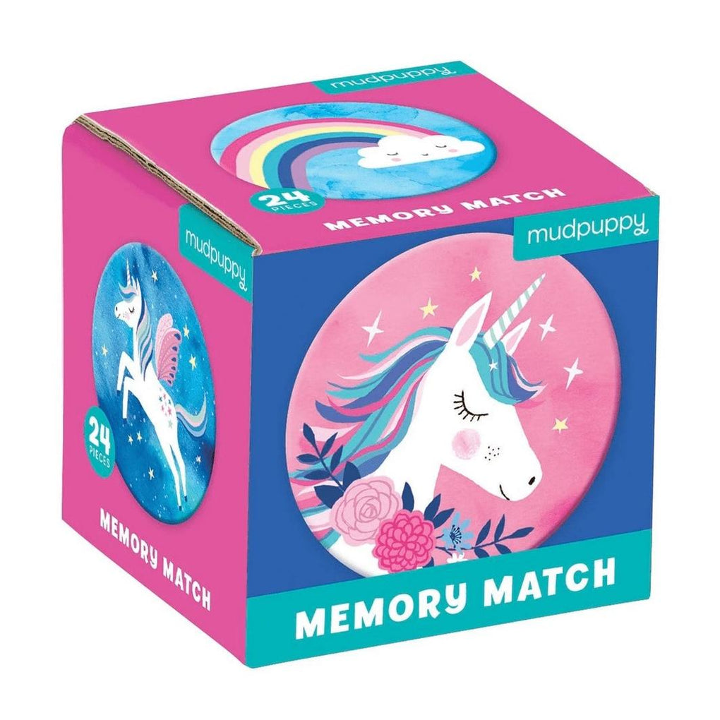 Mudpuppy | Mini Memory Match Game | Unicorn