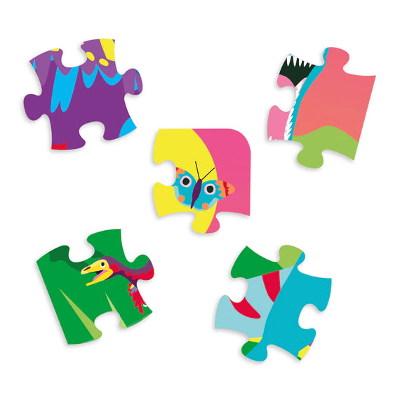 Puzzle Pouch | 48 Pieces | Dino Adventure