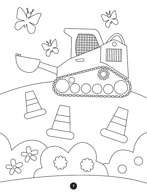 My Favourite | Bumper Colouring Book | Digger