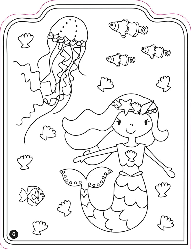 My Favourite Colouring Book | Mermaid
