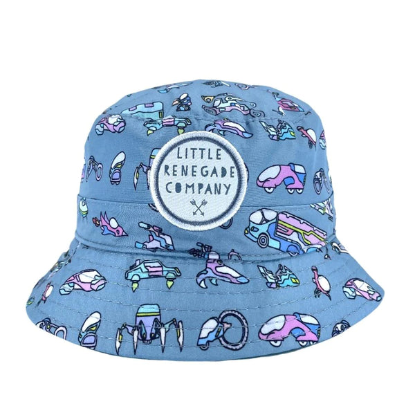 Sun Protection Bucket Hat Sea Animals milky – Little Zebra