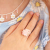 Lauren Hinkley | Pretty Pink Posy Ring (Includes Velvet Clam Shell Box)