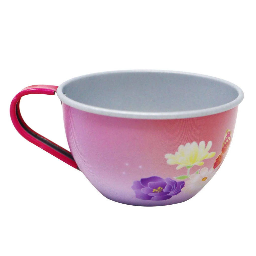 Pink Poppy | Unicorn Butterfly 14 Piece Tin Tea Set | * Discounted - Damaged Packaging