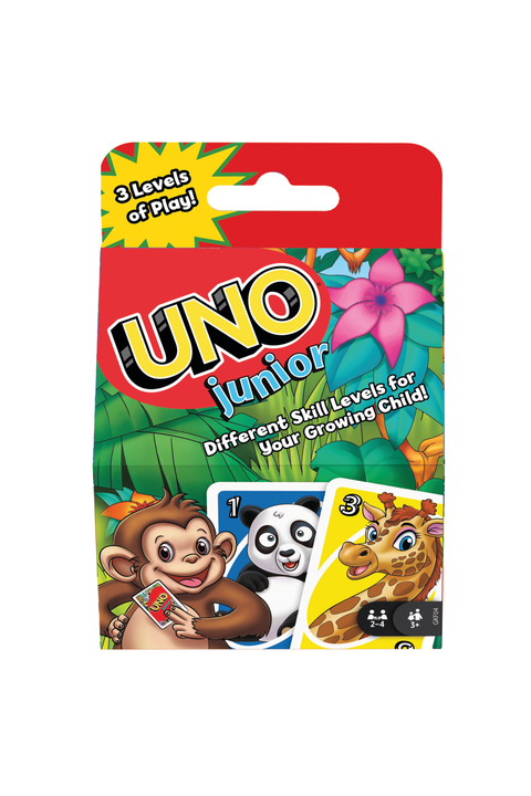 Mattel Games UNO Junior Card Game with 45 Cards, Gift for Kids 3 Years Old  & Up