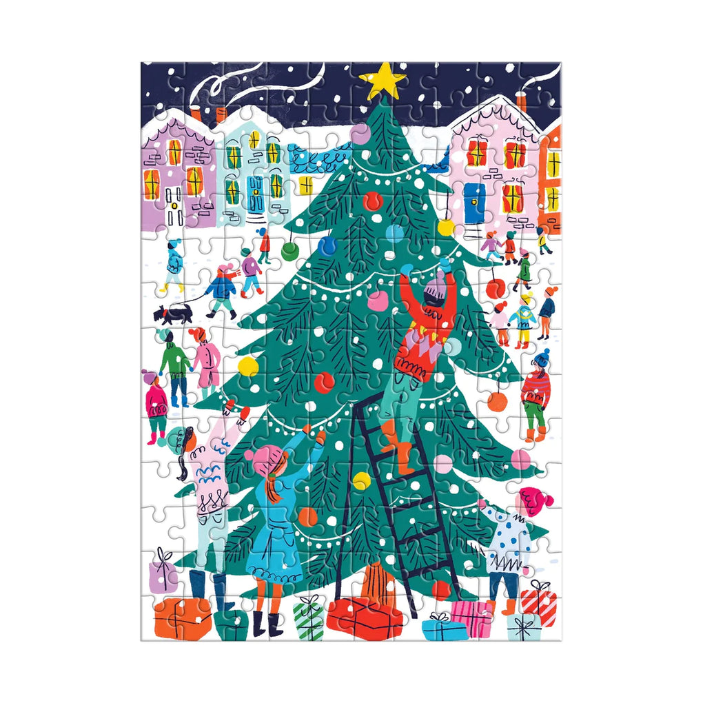 Christmas Tree Decorating | 130 Piece Puzzle Ornament