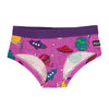 Villervalla | Space Brief Underwear | Lotus Pink