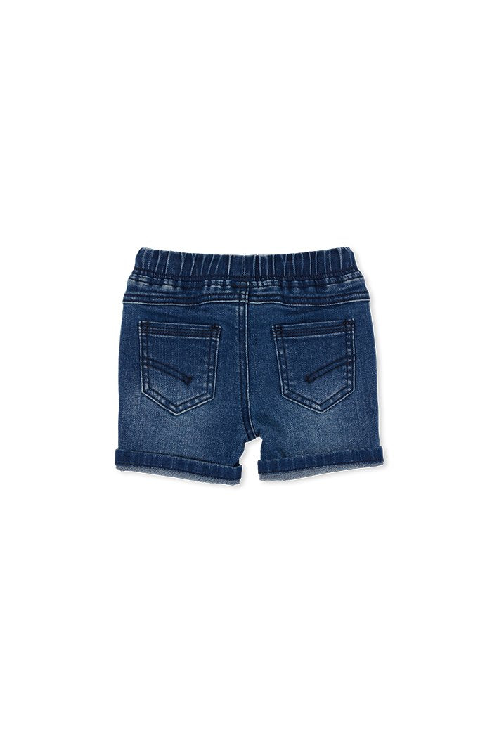 Milky | Knit Denim Shorts | Sizes 8-12