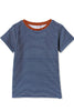 Milky | Navy Mini Stripe T-Shirt | Sizes 8-12