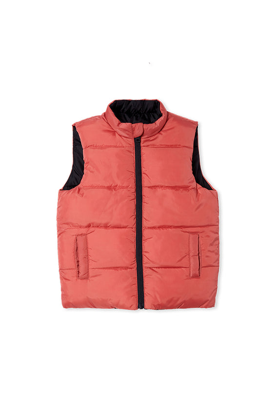 Milky | Reversible Puffer Vest | Pink and Navy | Sizes 8-12