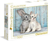 Clementoni | Cat and Bunny Puzzle | 500 Pieces