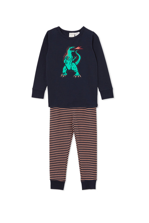 Milky | Navy Dinosaur Pyjamas