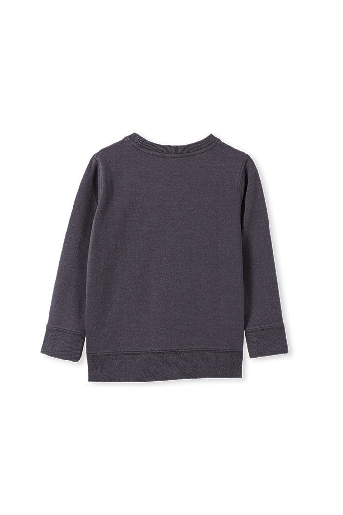 Milky | Charcoal Tiger Sweatshirt | Sizes 8-12