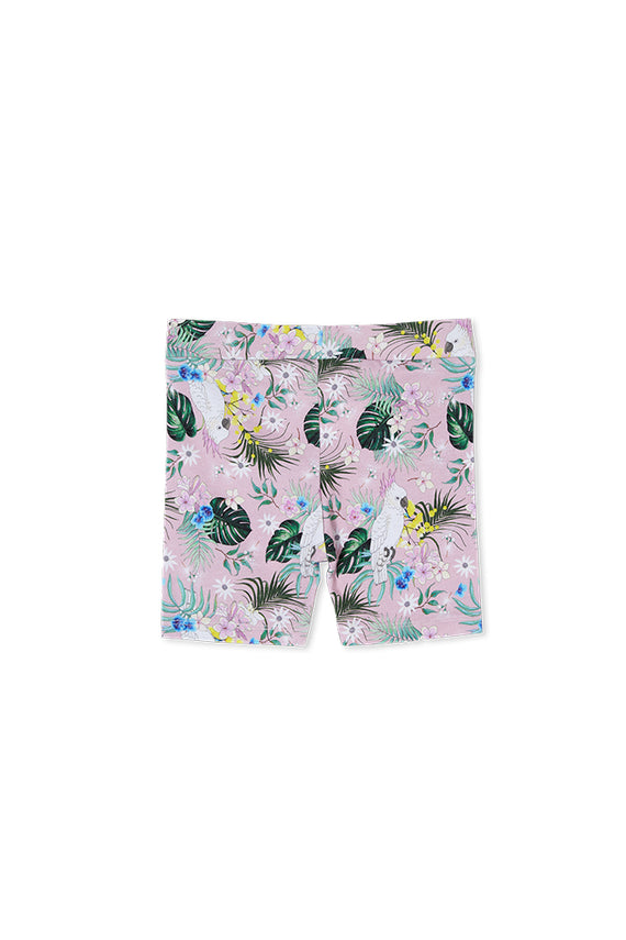 Milky | Lotus Paradise Bike Shorts | Size 2-7