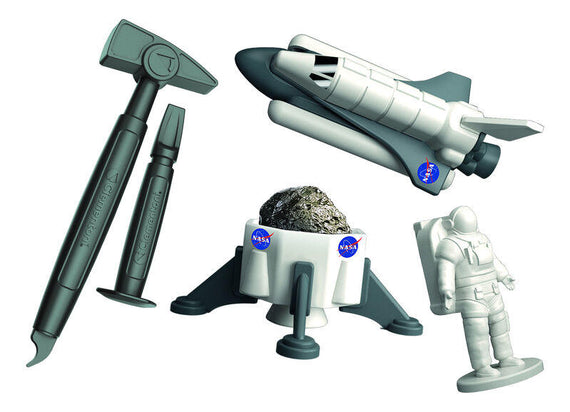 Clementoni | Asteroids From Outer Space Dig Kit | Shuttle