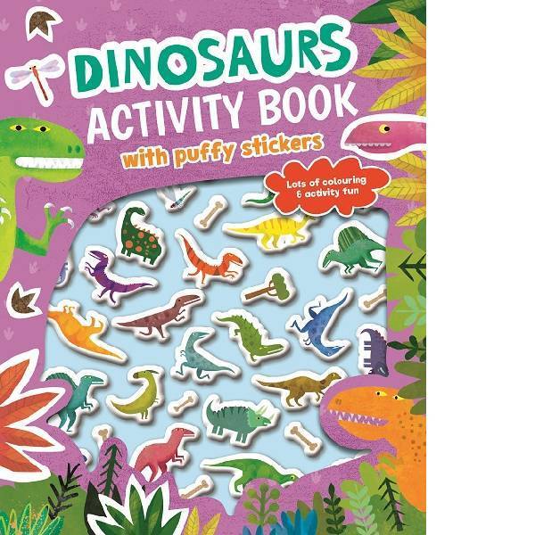 Dinosaurs Puffy Sticker Activity Book