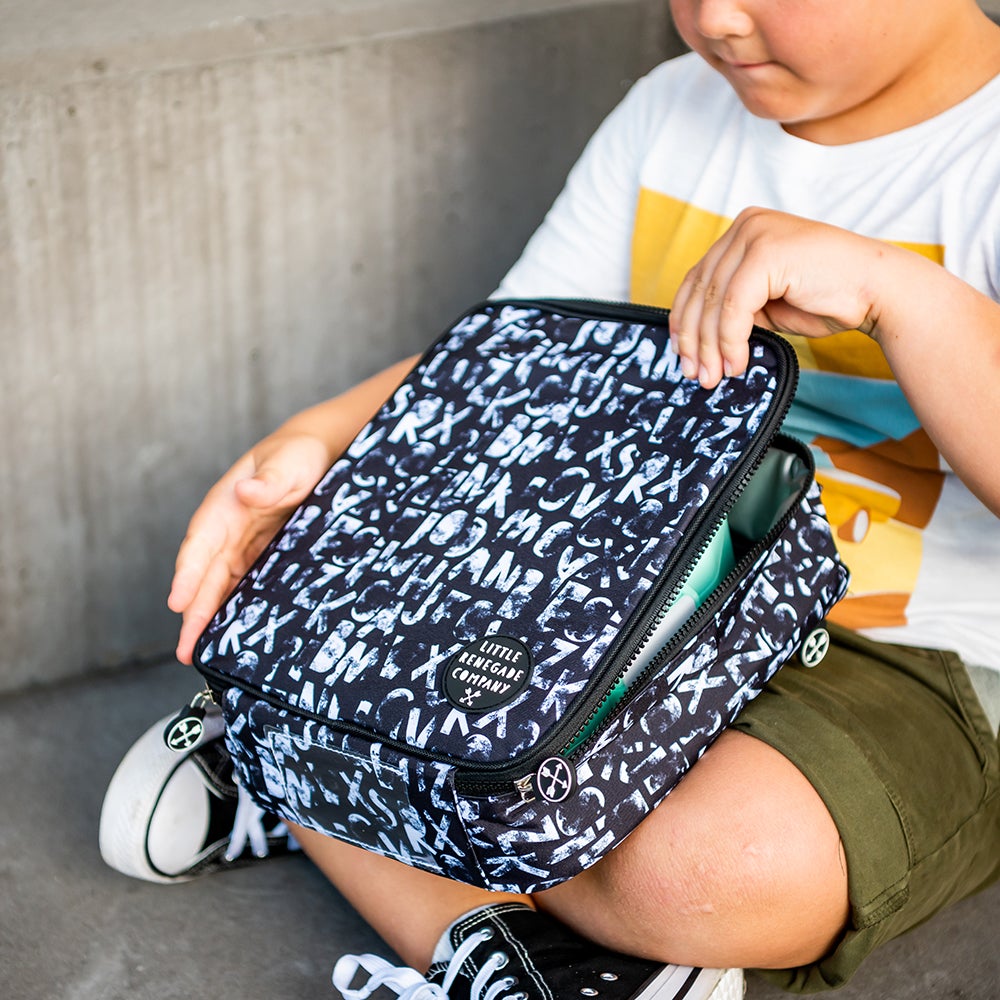 Little Renegade Company |  Alphabet Insulated Lunch Bag