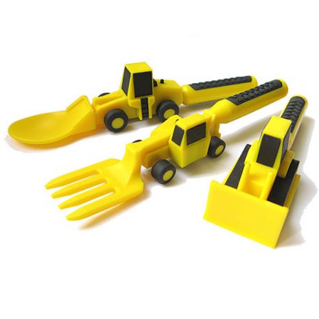Constructive Eating - Construction 3 Piece Cutlery Set