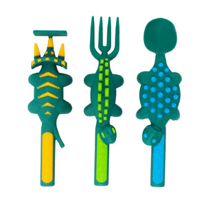 Constructive Eating - Dinosaur 3 Piece Cutlery Set