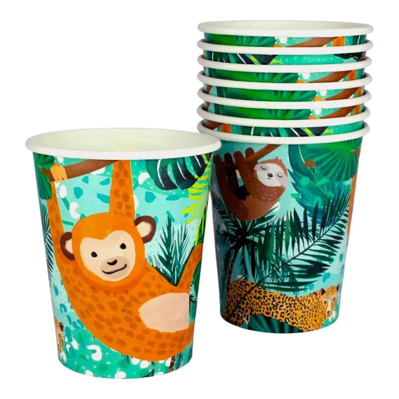 Party Cup 8 Pack | Jungle