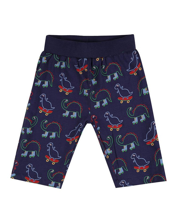 Lilly + Sid | Reversible Dino & Stripe Shorts