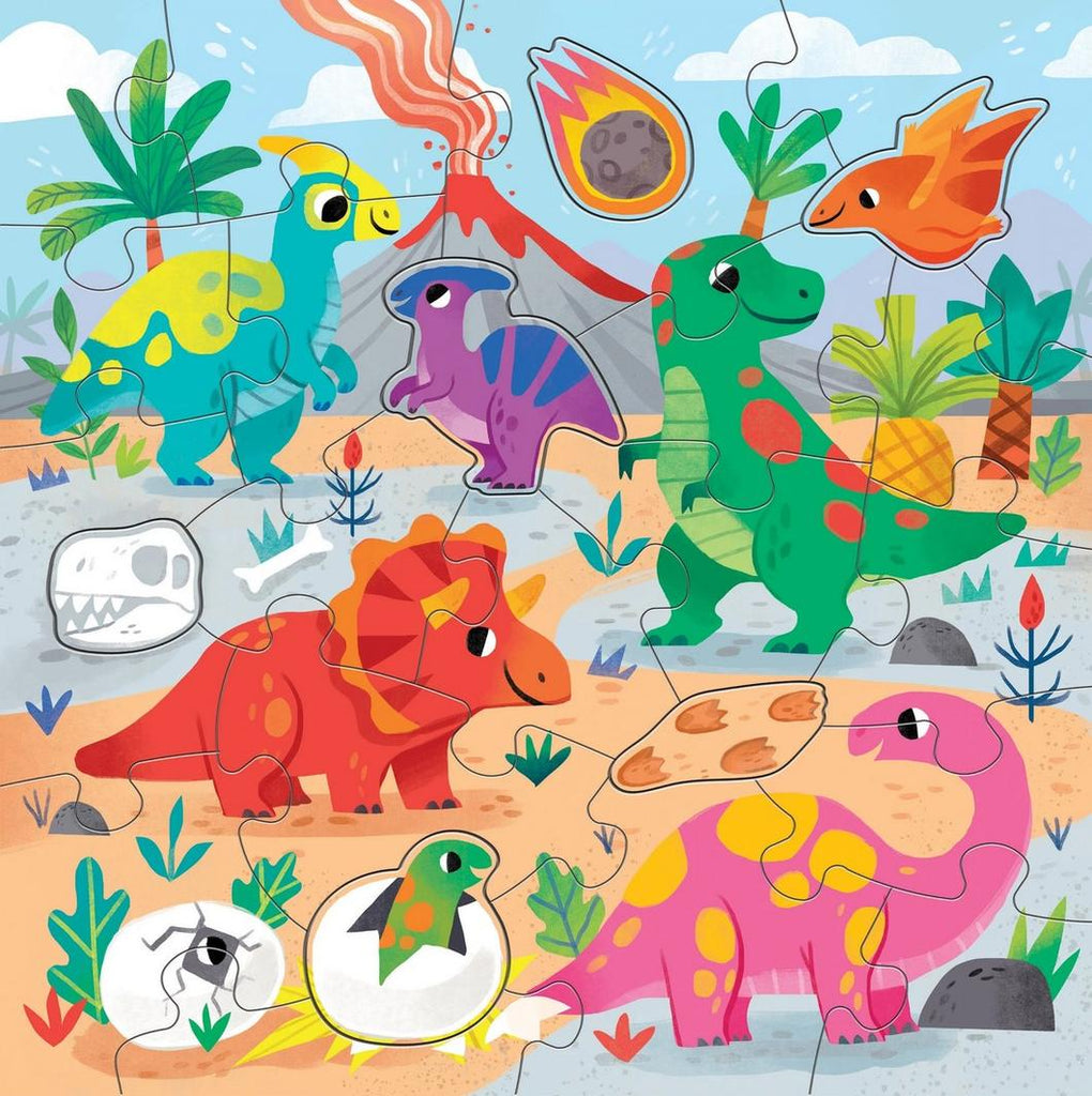 Mudpuppy | Dinosaur Park Floor Puzzle | 25 Pieces