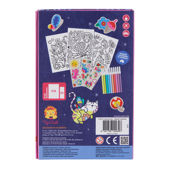 Tiger Tribe | Magical Creatures Colouring Set