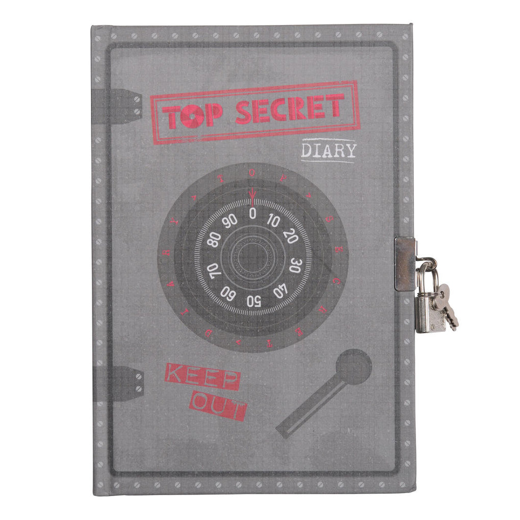 Tiger Tribe | Lockable Diary | Top Secret