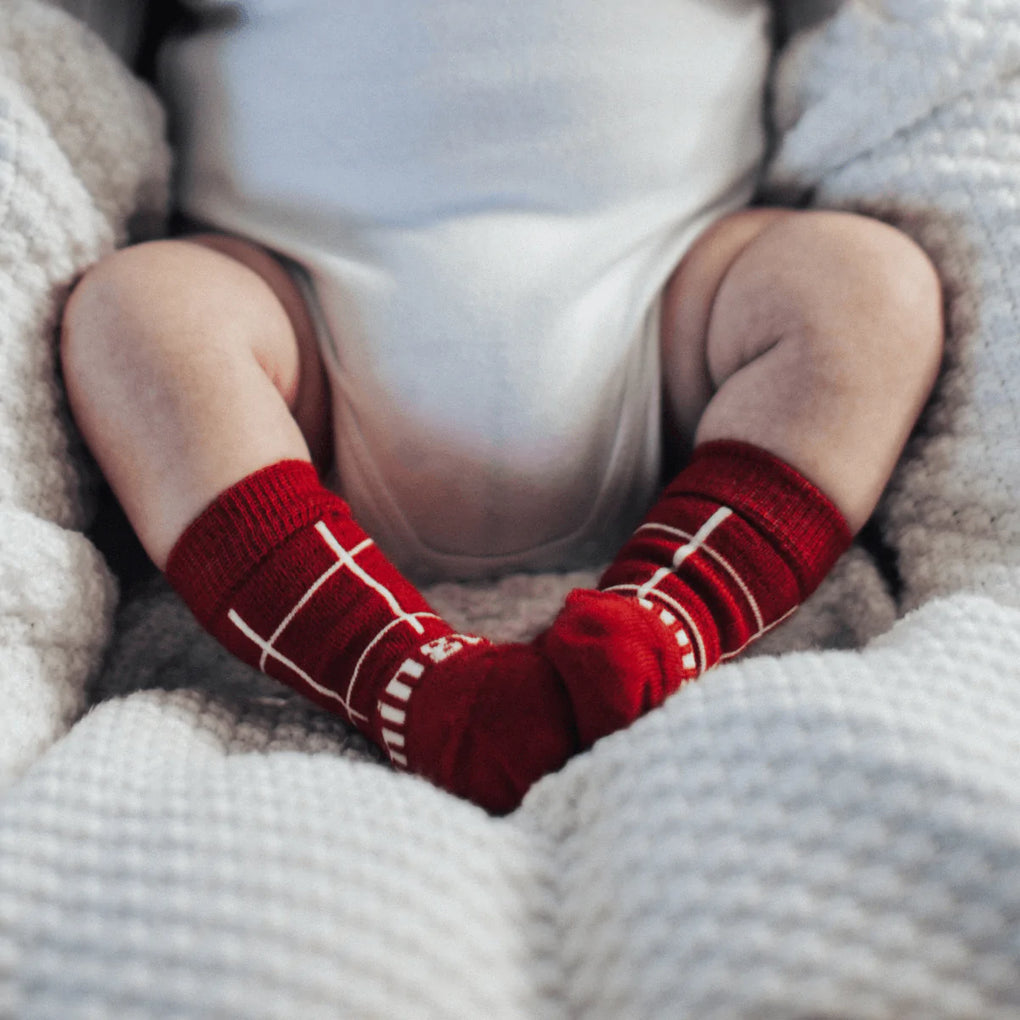 Lamington | Christmas Edition | Chimney Merino Socks | Infant Sizes