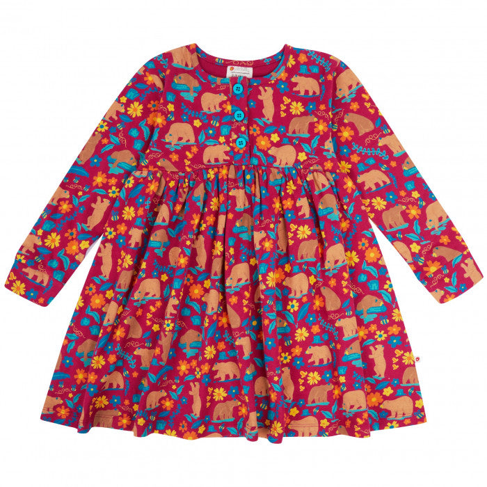 Piccalilly | Honey Bear Button Dress