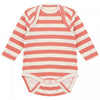 Piccalilly | Spicy Orange Stripe Baby Bodysuit