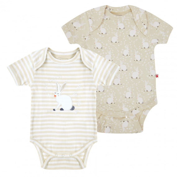 Piccalilly | Cotton Tail 2 Pack Bodysuit