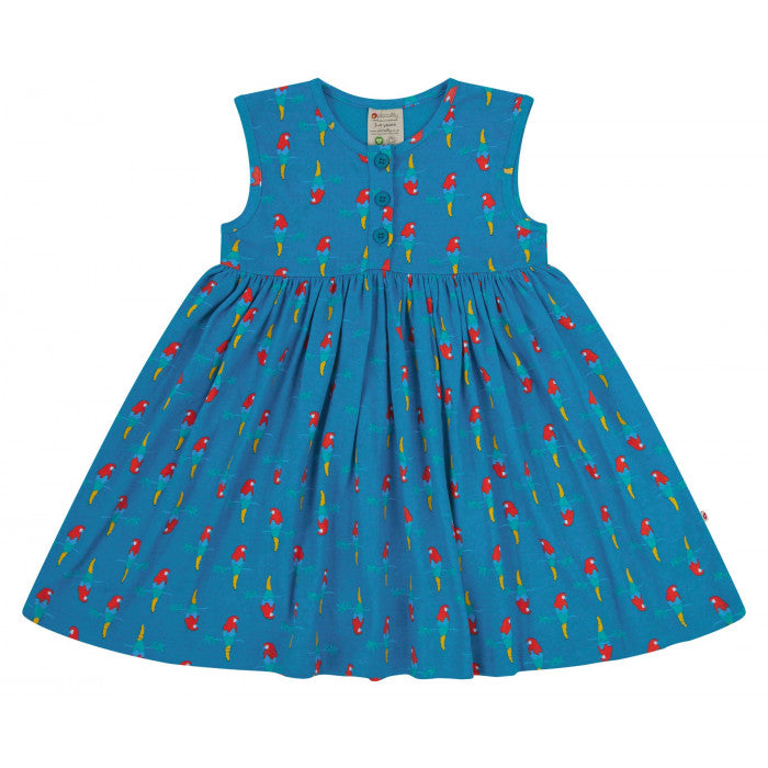 Piccalilly | Parrot Button Dress